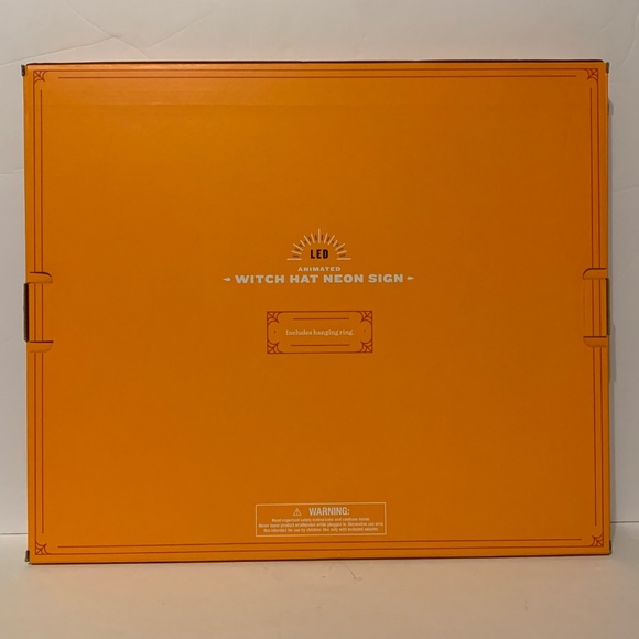 NIB. HYDE & EEK! Witch Hat Neon Sign - Picture 5 of 7